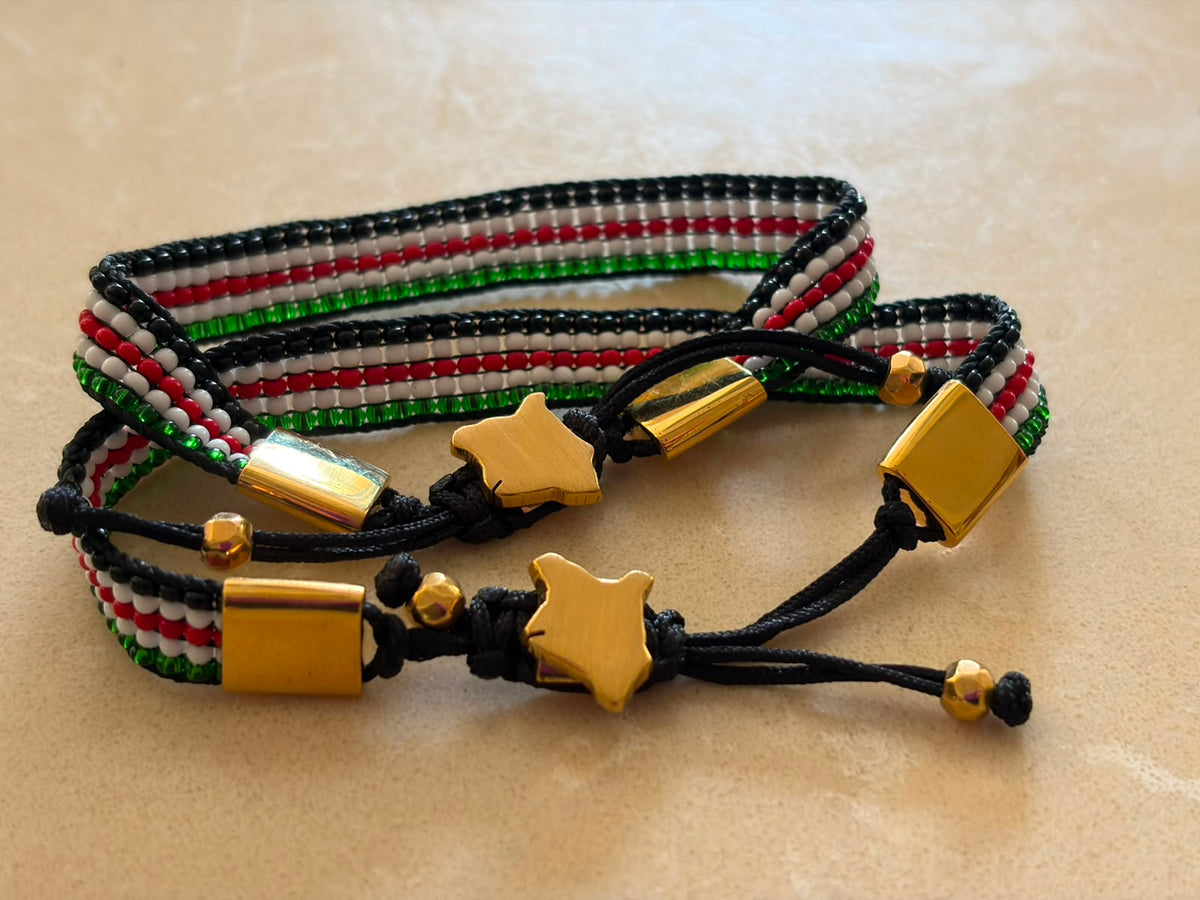 Kenya Flag Bracelet