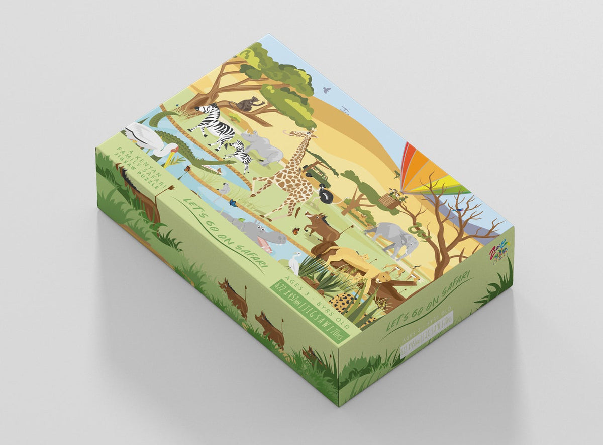 Let’s Go On Safari 70 Piece Jigsaw Puzzle
