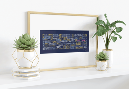 Watamu Word Poster