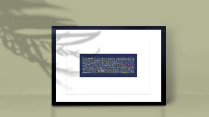 Watamu Word Poster