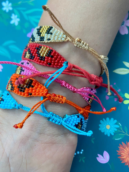 Leopard Print Beaded bracelets