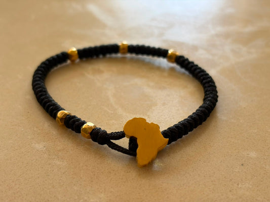 Africa Map Bracelet