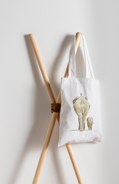 Tallchin Ele & Baby Tote Bag